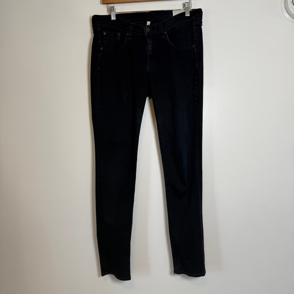 Rag Bone Jean Women Size 29 Black Wash Skinny Fit Denim‎ Jeans